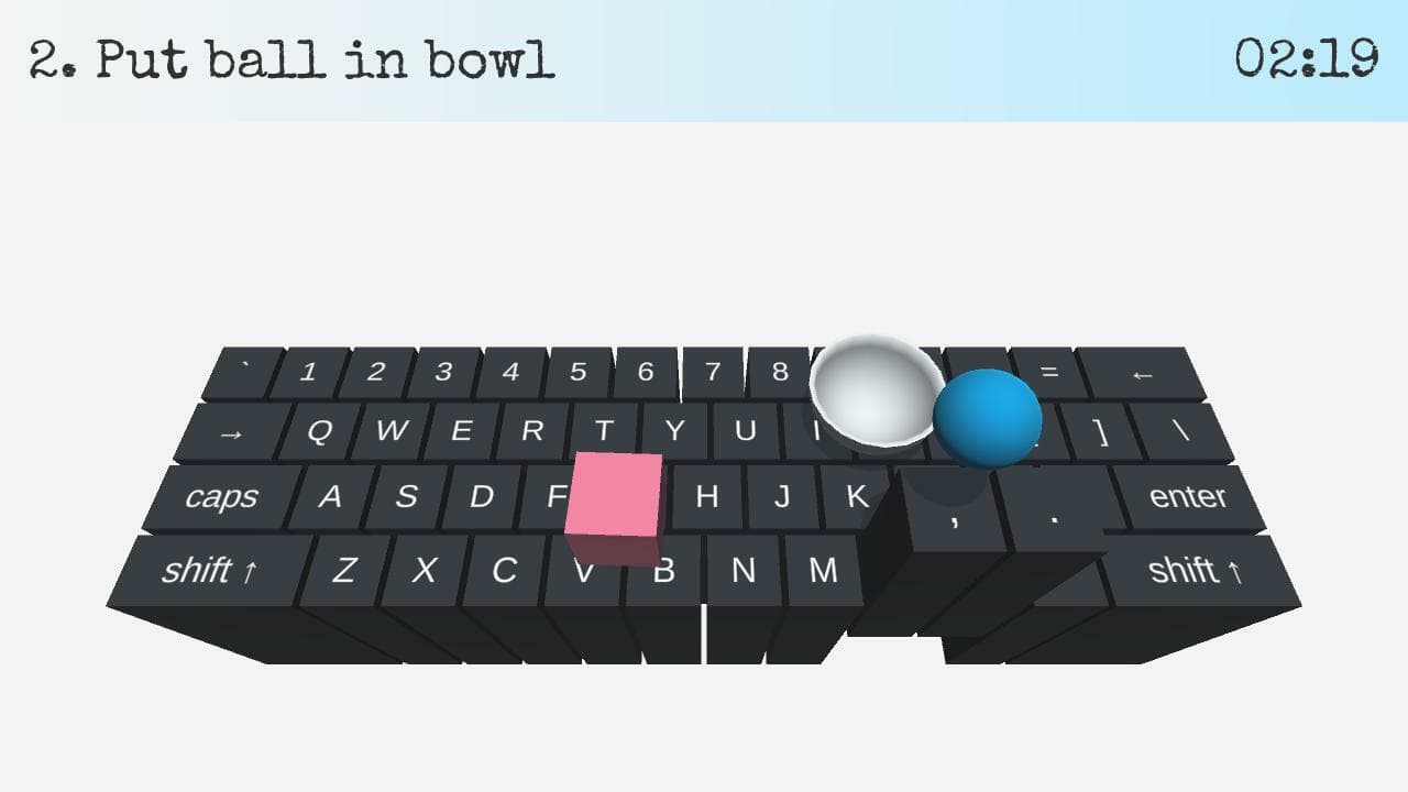 On Key Up: A Game for Keyboards (itch)