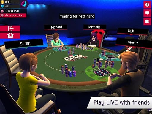 Avakin Poker - 3D Social Club screenshot 3