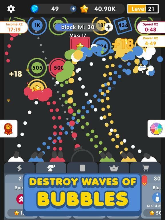 Idle Bubbles Cannon screenshot 2