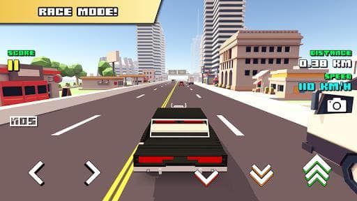 Blocky Car Racer screenshot 3