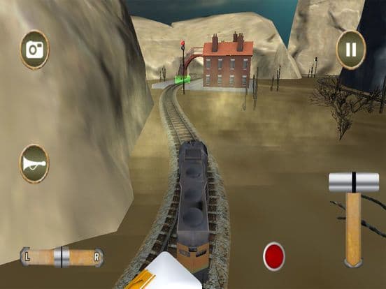 Snow Train Drive Simulation 3D screenshot 4