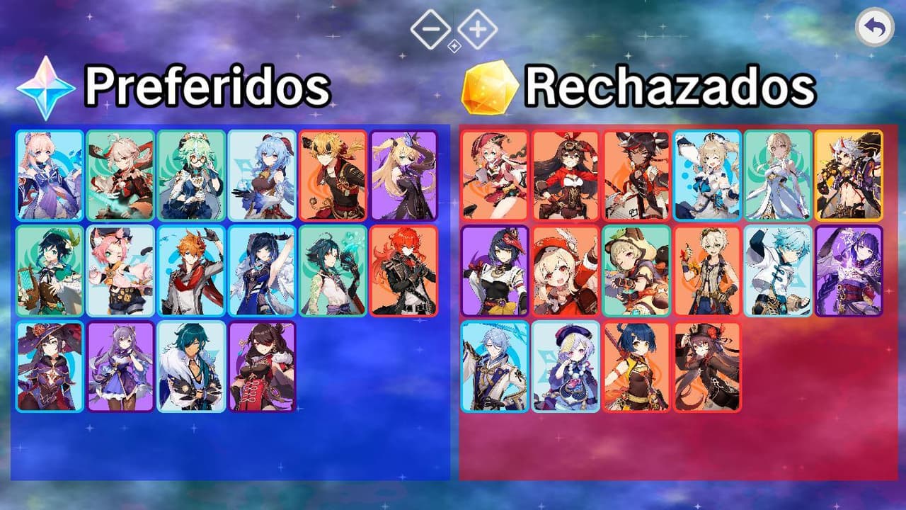 Genshin ¿Quien prefieres? screenshot 3