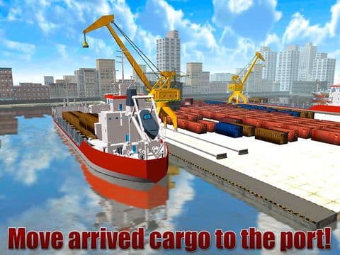 Cargo Ship Crane Simulator 3D screenshot 3