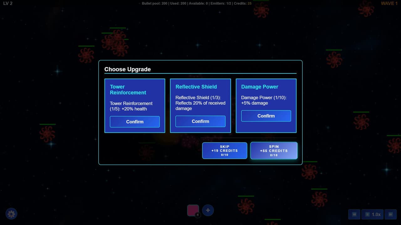 Pattern Survivors: Bullet Hell (Roguelike) screenshot 2