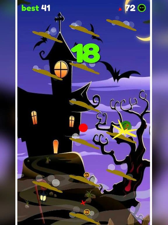 Zombie Fall Monster Drop (an emoji gravity game)