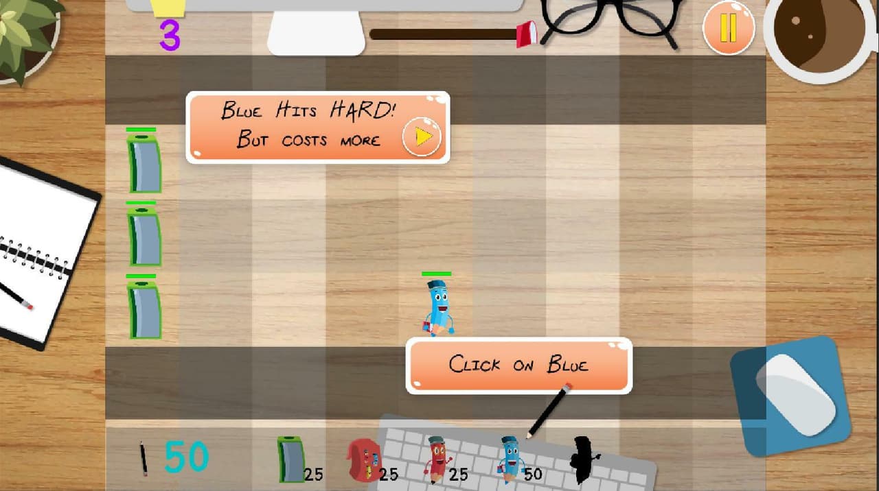 Pencils Vs Crayons screenshot 3