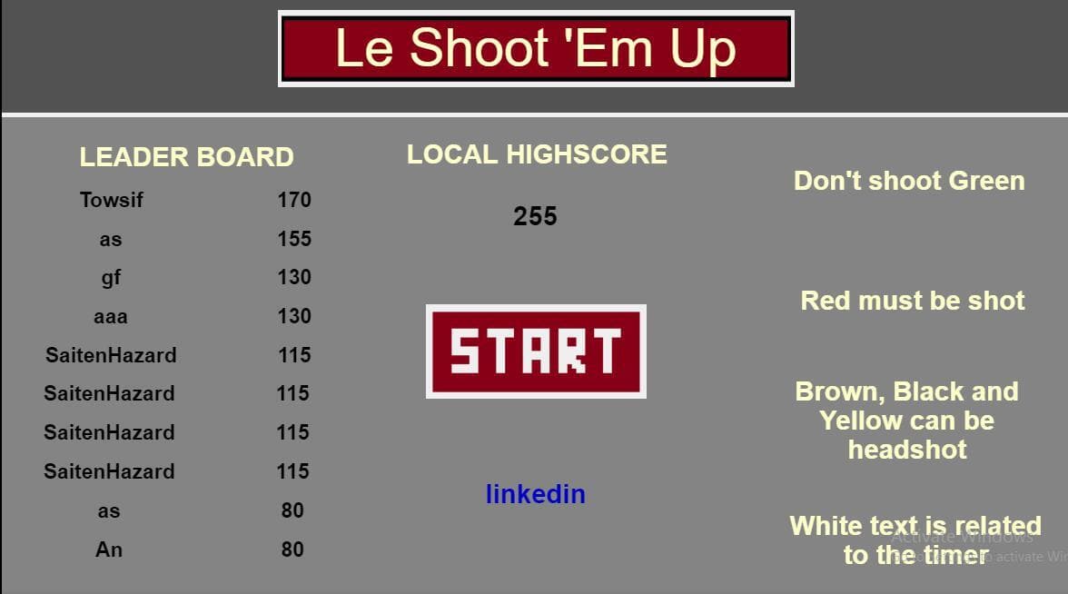 Le Shoot Em Up