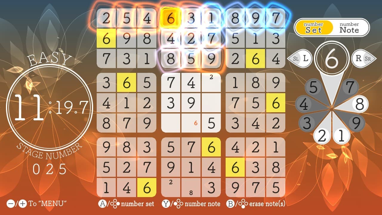 Sudoku Relax 3 Autumn Leaves screenshot 4