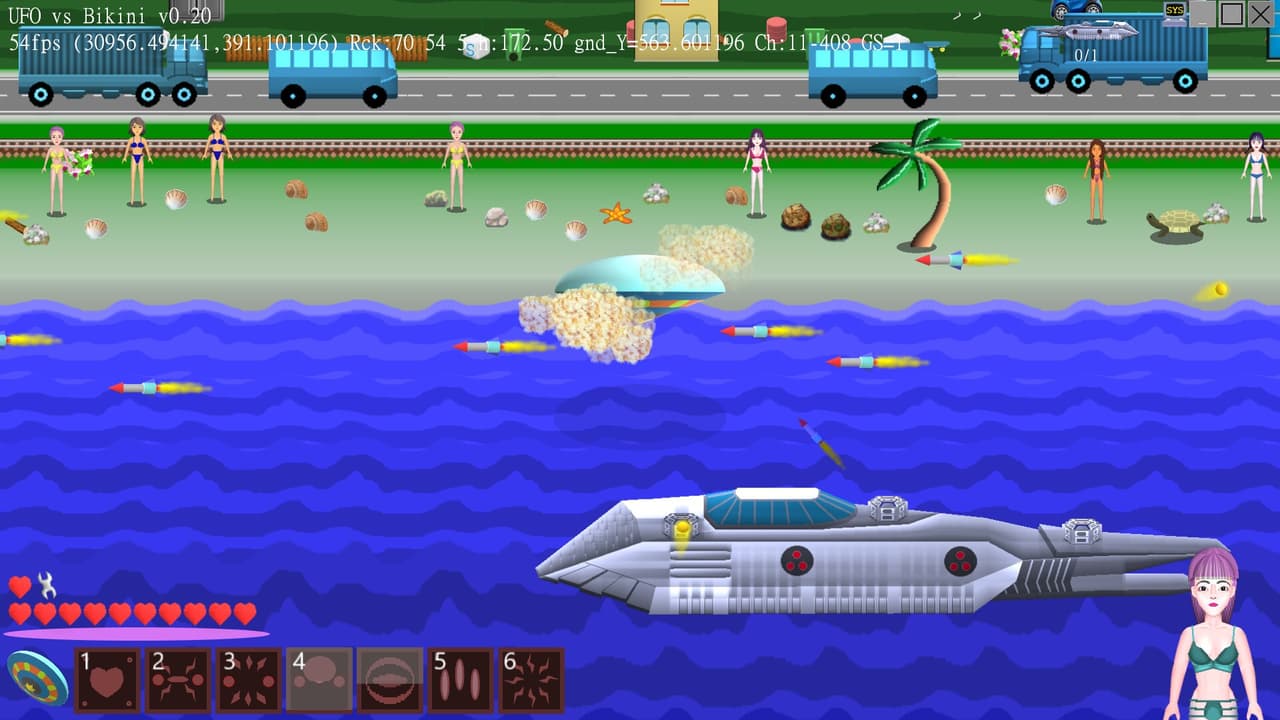 UFO vs Bikini screenshot 2