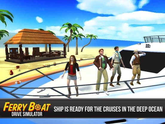 Ferry Boat Driving Simulator: Ride Ferry Transport