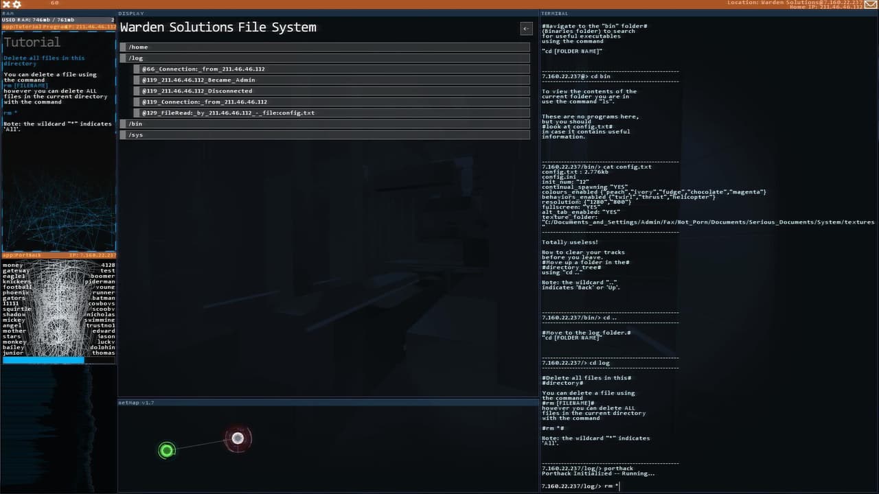 Hacknet (itch) screenshot 6