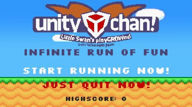 Unity Chans Infinite Run of Fun screenshot 2