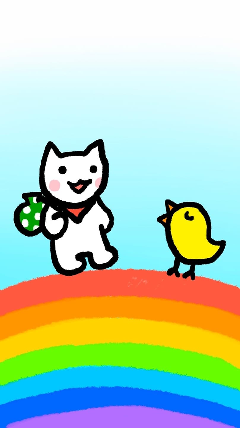 Kitty over the Rainbow