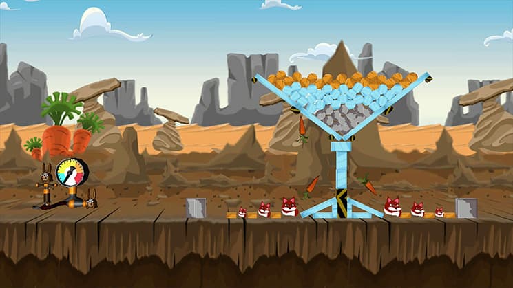 Angry Bunnies: Colossal Carrot Crusade screenshot 3