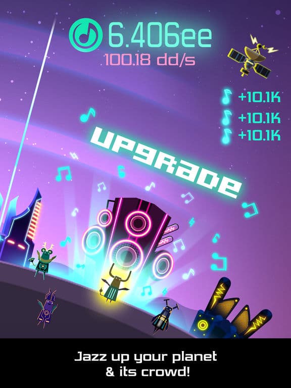 Groove Planet - Rhythm Clicker with your Songs screenshot 4