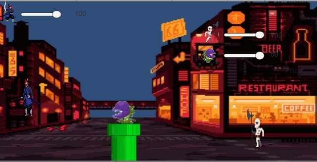 Ninja vs Calavera screenshot 2