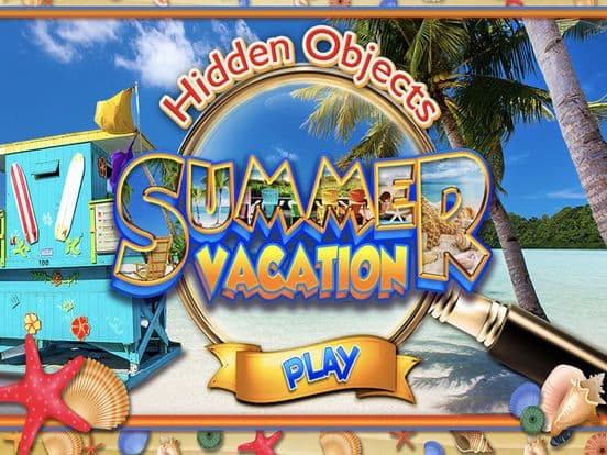 Hidden Object Summer Beach Vacation Spy Objects screenshot 2