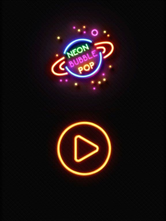 Neon Bubble Pop screenshot 2