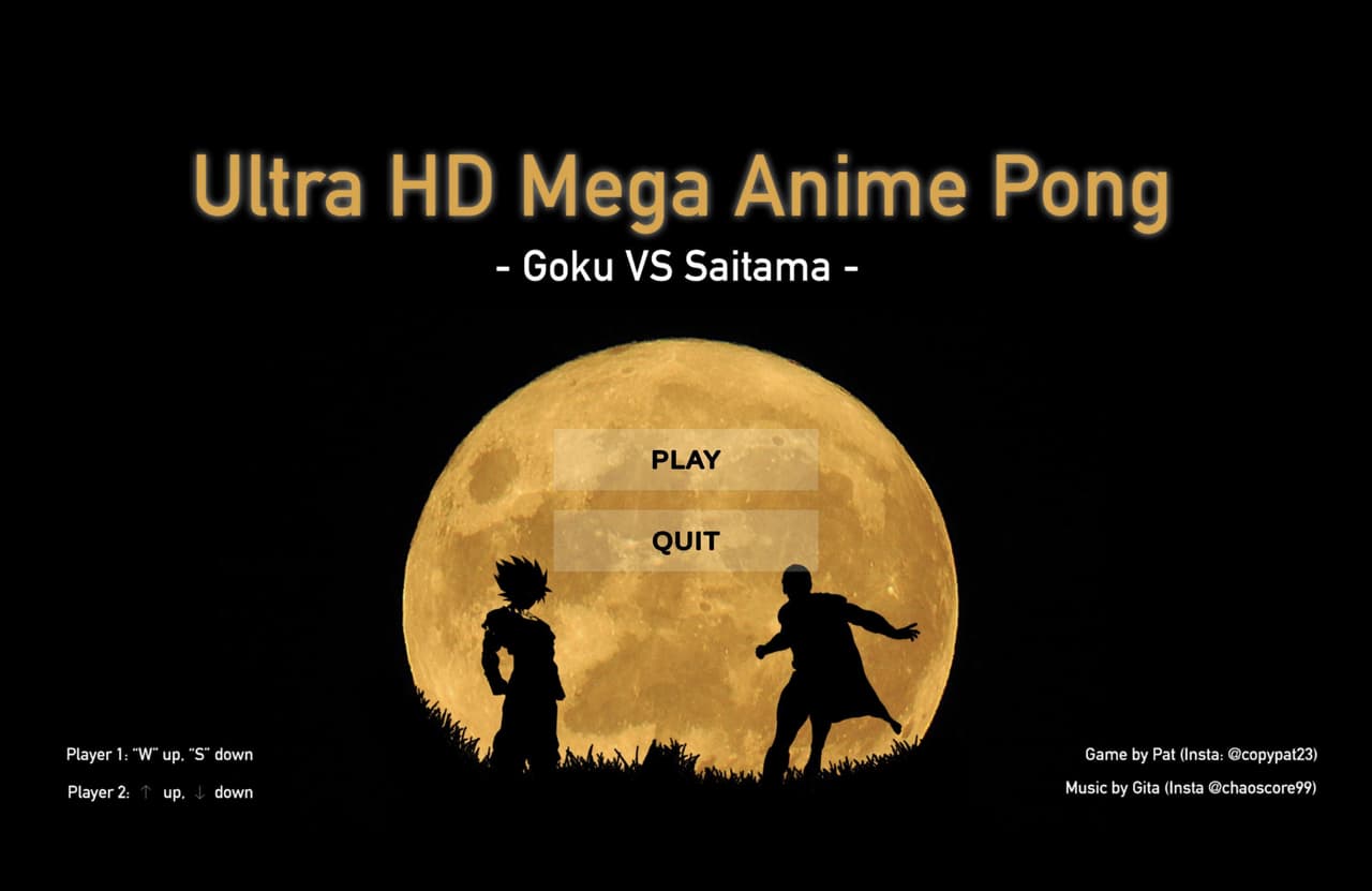 Ultra HD Mega Anime Pong (Juice Edition) screenshot 2