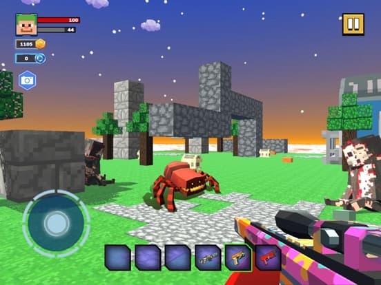 Fire Craft: 3D Pixel World screenshot 2