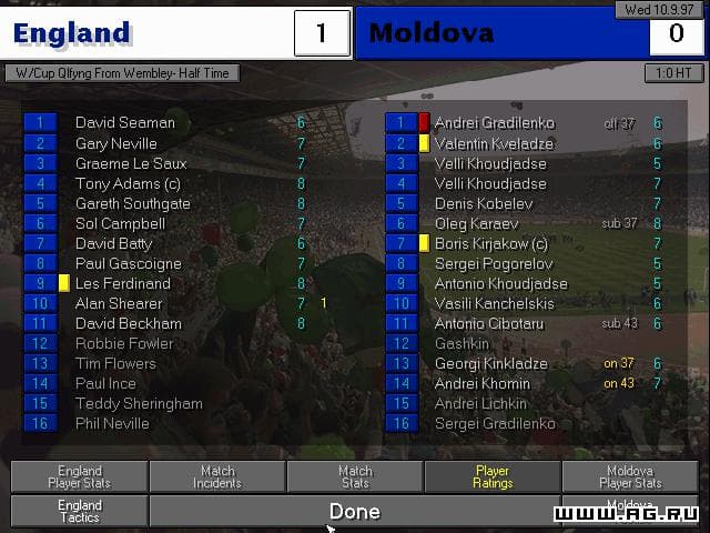Championship Manager Season 97/98 screenshot 5