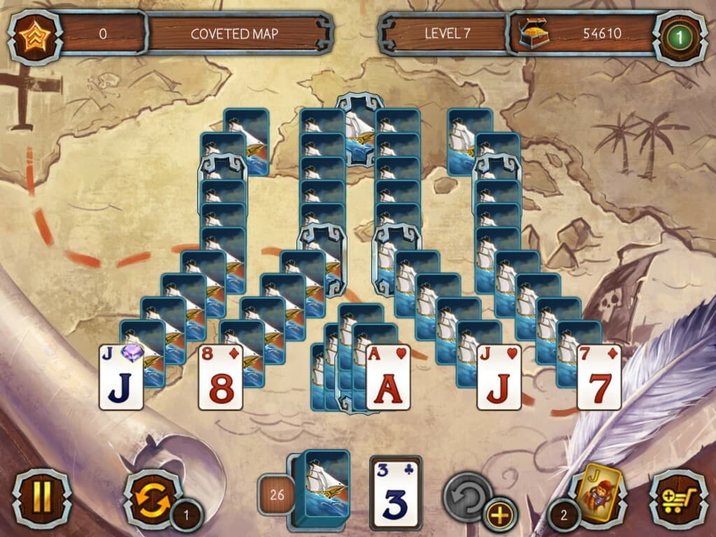 Solitaire Legend of the Pirates 3 screenshot 5
