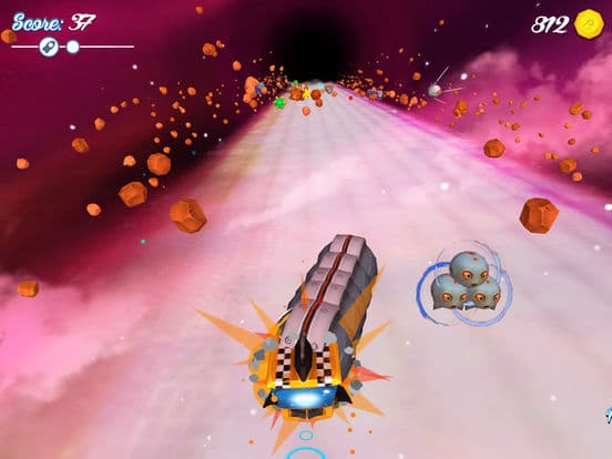 Rocklien Run - Endless Space Runner screenshot 3