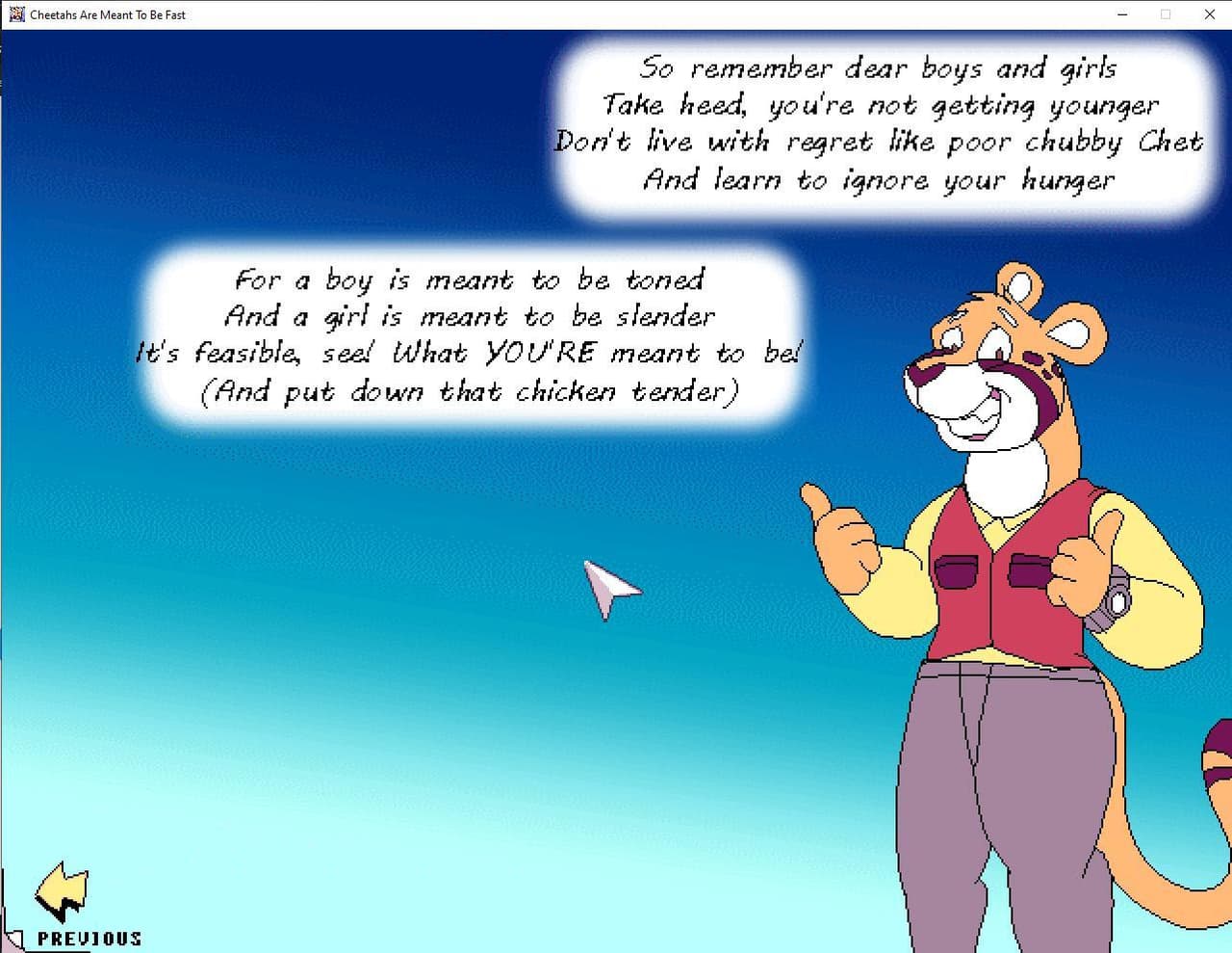 Cheetahs Are Meant To Be Fast (itch) screenshot 4