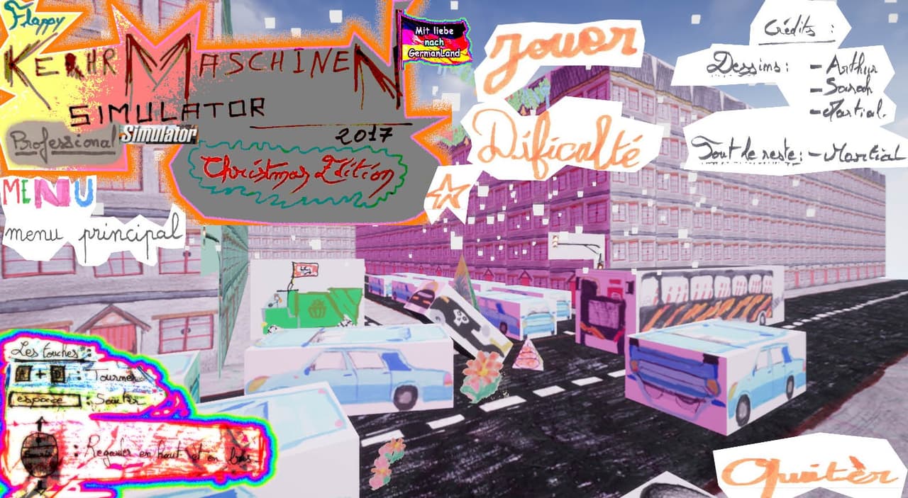 Flappy KehrMaschinen Simulator 2017 Professional - Christmas Edition screenshot 2
