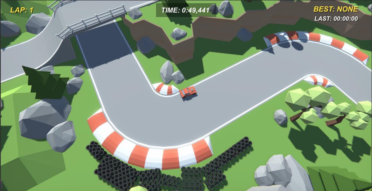 Low Poly Lap Racer screenshot 4