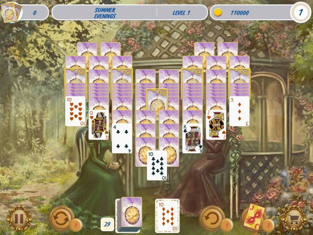 Solitaire Victorian Picnic 2 screenshot 3