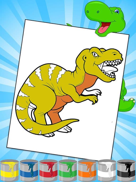 Coloring Book for Dinosaur