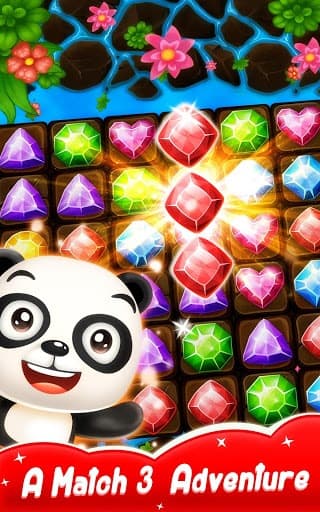 Panda Gems - Jewels Game Match 3 Puzzle screenshot 2