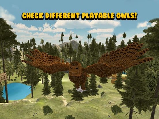 Flying Owl Bird Survival Simulator 3D