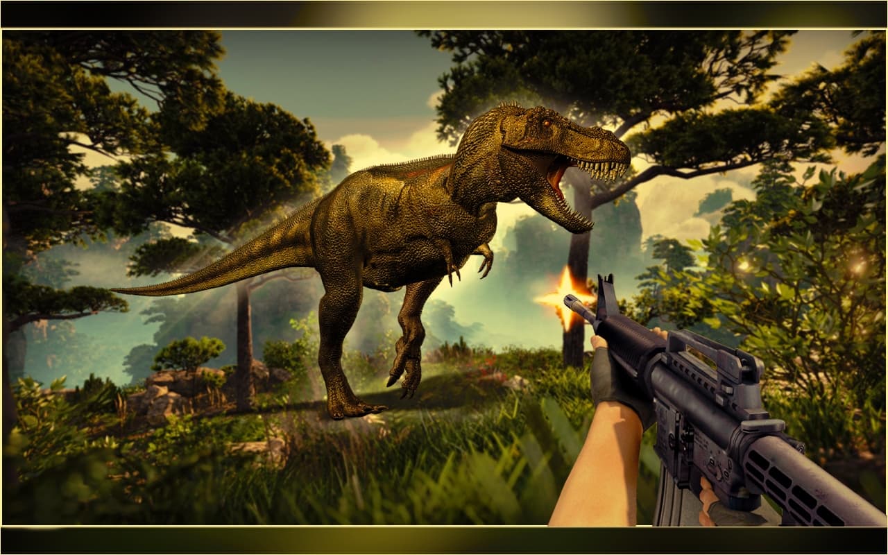 Real Dino Hunter - Jurassic Adventure Game screenshot 2