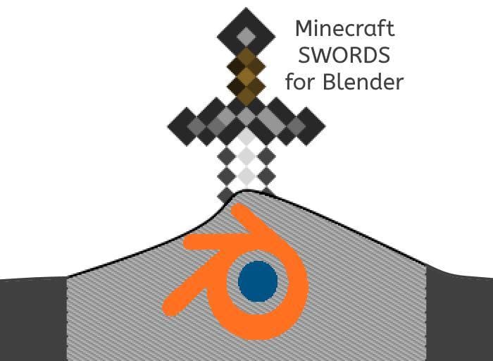 Minecraft Swords for Blender