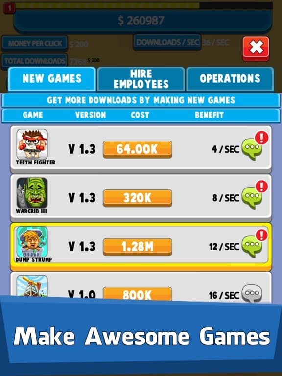 Video Game Tycoon: Tap Story screenshot 3