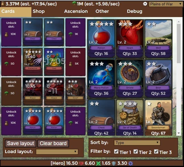 Creature Card Idle (itch)
