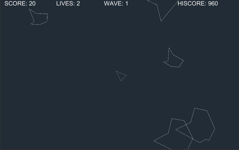 Asteroids (itch) (DavidTurull) screenshot 2