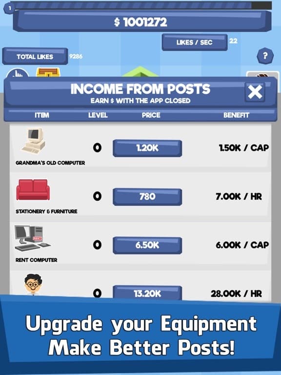 Social Tycoon - Idle Clicker screenshot 5