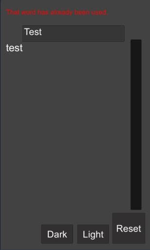 Word Chain (Theumske) screenshot 4