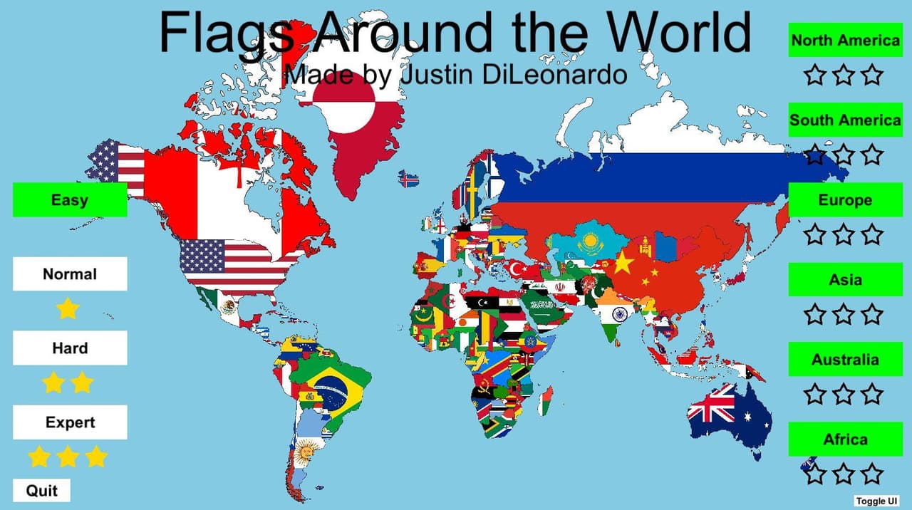 Flags Around the World screenshot 2