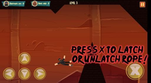 FREE Ragdoll Physics - Ultimate Ninja Swing BLOOD screenshot 3