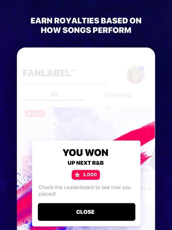 FanLabel: Daily Music Contests screenshot 4