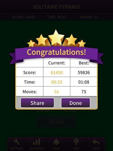 Pyramid Solitaire Pro screenshot 3