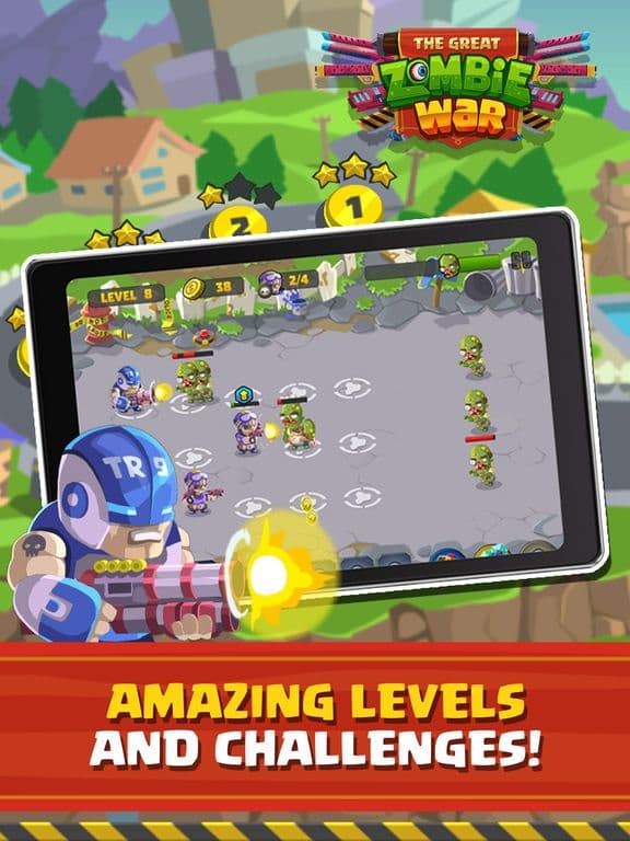 Great Zombie War - The Undead Carnage Army Attack screenshot 4