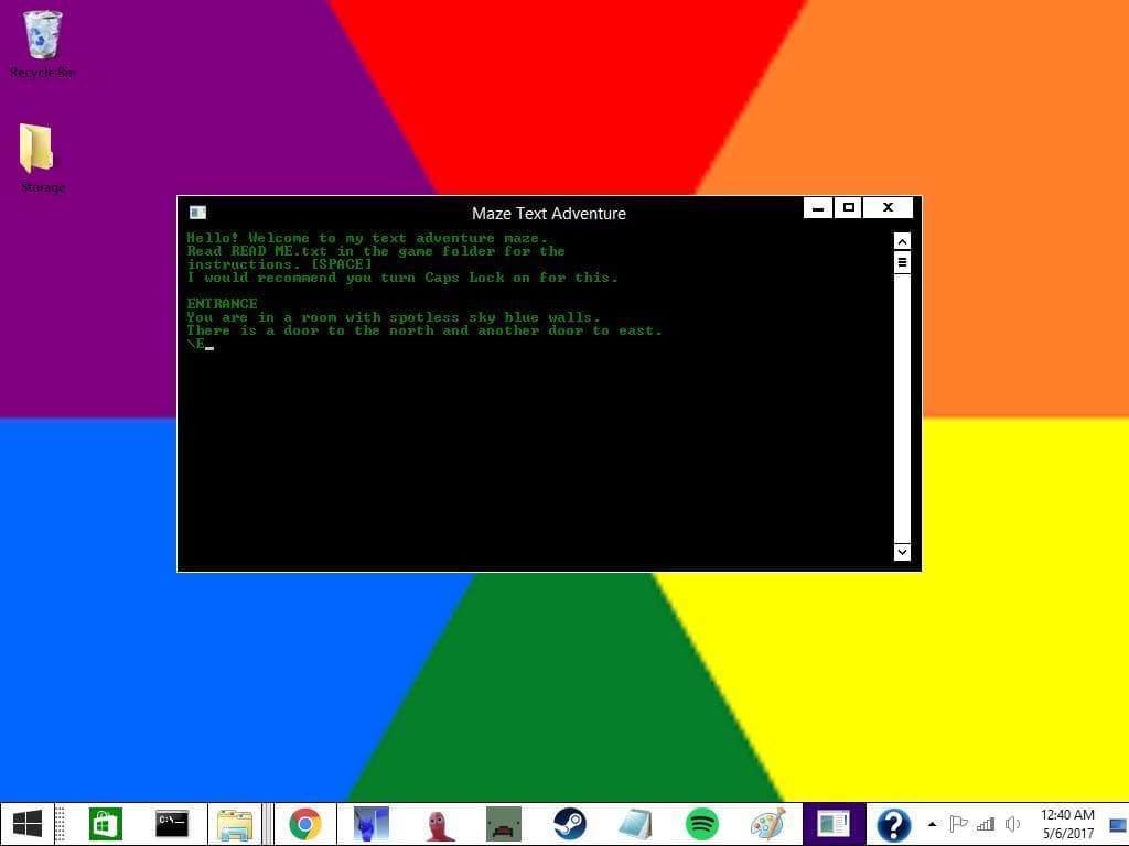Maze Text Adventure screenshot 2
