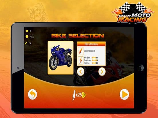 Daddy Moto Racing - Use powerful missile to become a motorcycle racing winner screenshot 4