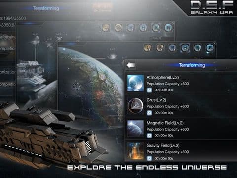 Deep Space Fleet: Galaxy War screenshot 5