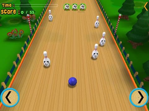 pandoux crazy bowling for kids - free game screenshot 5